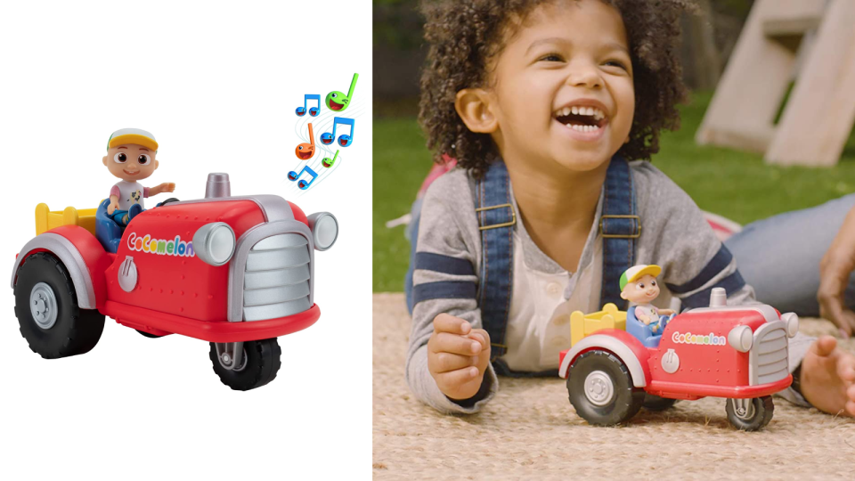 Best CoComelon toys: CoComelon Musical Tractor.