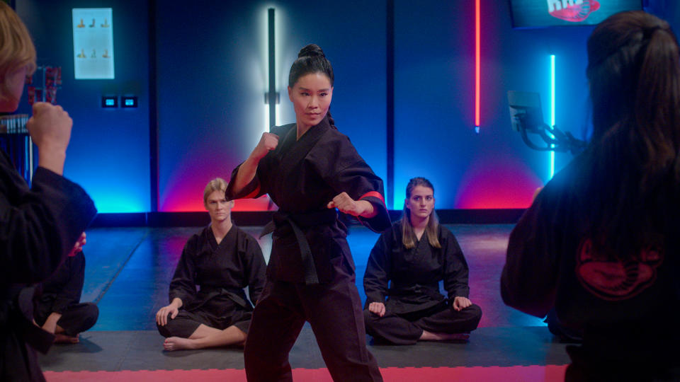 Cobra Kai. Alicia Hannah-Kim as Kim Da-Eun in Cobra Kai. Cr. Courtesy of Netflix © 2022