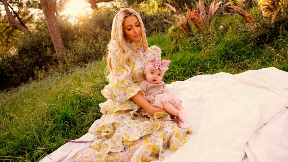 PHOTO: In this photo posted to her Instagram account, Paris Hilton is shown with her daughter London. (@camraface @earlymorningriot)