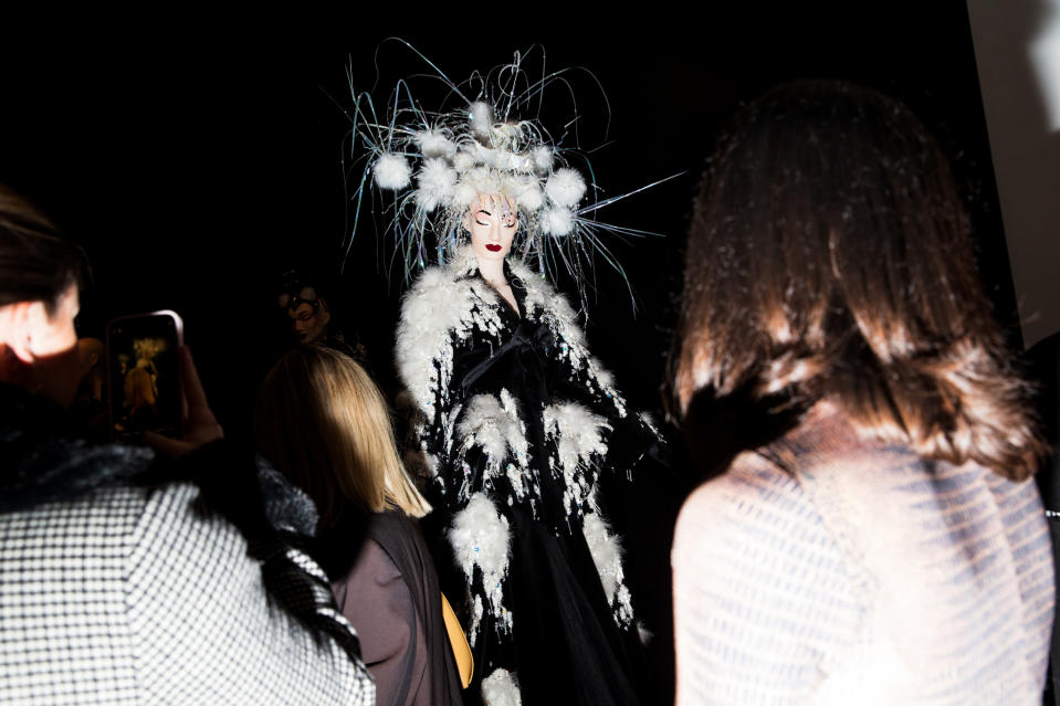 The scene at the Thierry Mugler: Couturissime Exhibition Opening Night at Brooklyn Museum.