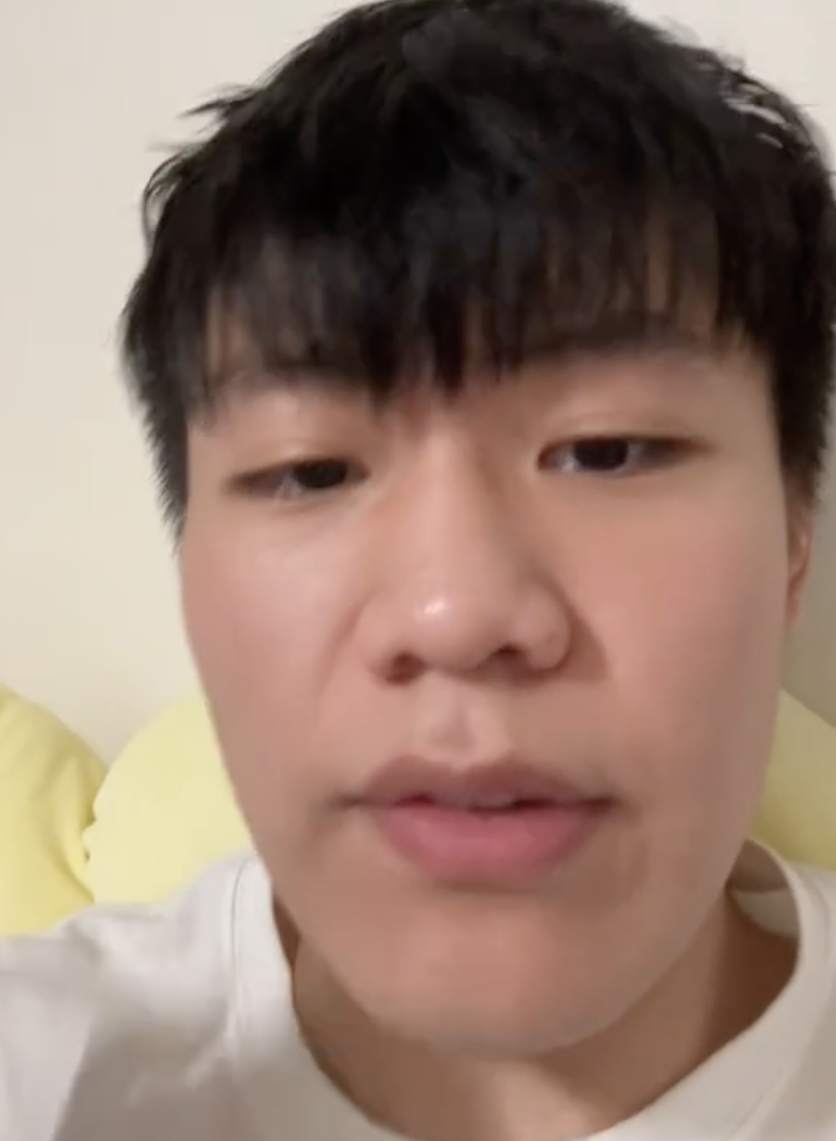 Screenshot from Kenny's TikTok