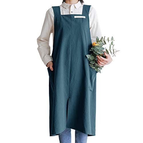 7) Cross-Back Apron with Pockets