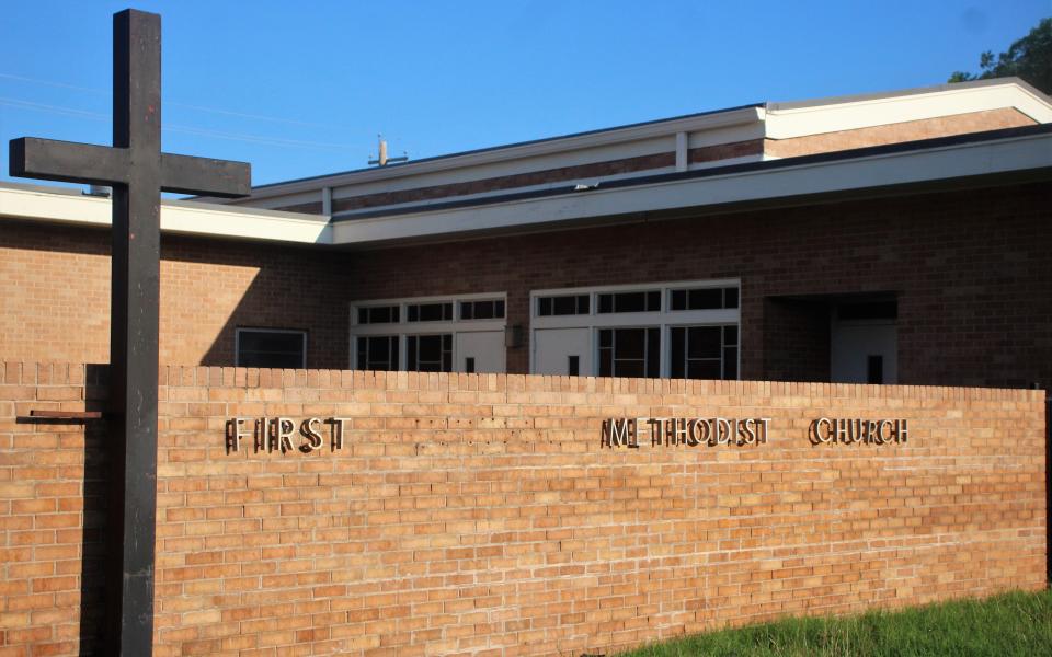 A new education wing on the north end of the First Methodist Church campus in Anson was not damaged by fire but sustained water and smoke damage. The church last year chose to bow out of its longtime United Methodist Church affiliation.