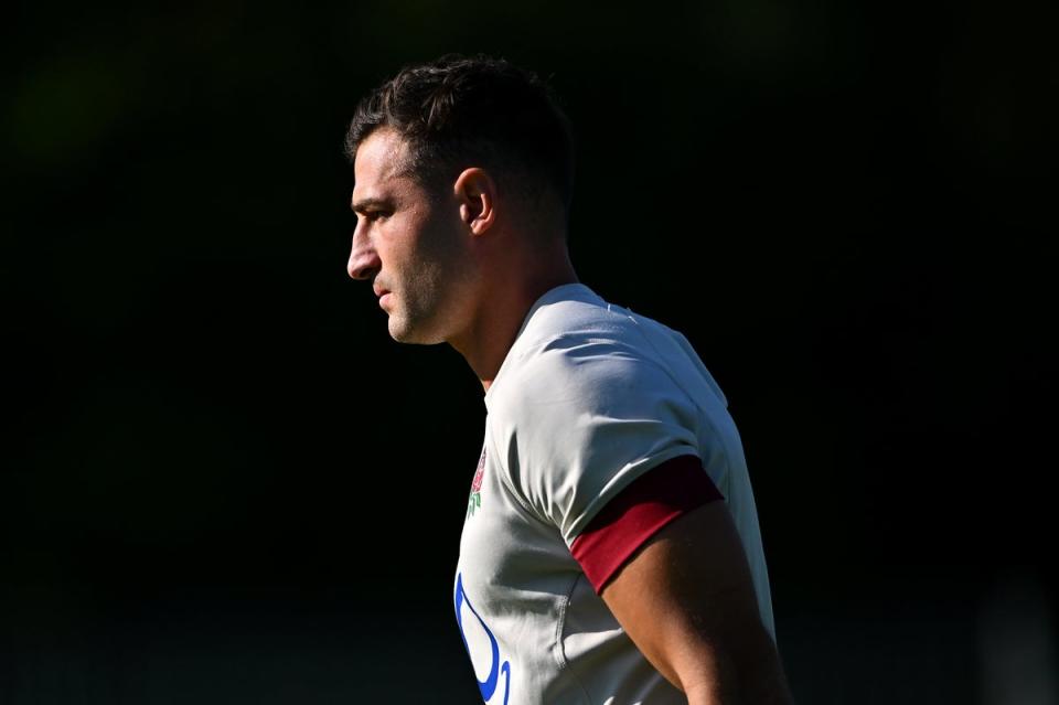 Late call: Jonny May has gone from not even being in the World Cup squad to lining up against Argentina in Marseille (Getty Images)