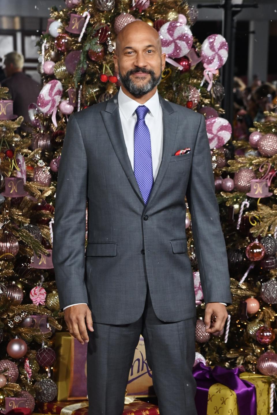 Keegan-Michael Key attends the World Premiere of "Wonka" at The Royal Festival Hall in London, England.