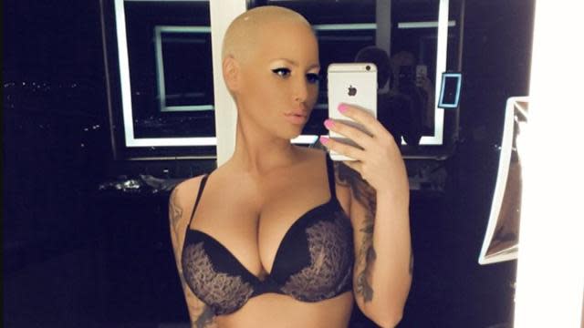 Amber Rose Reveals Her Bra Size, Talks About Having 'Really Nice' Breasts - Yahoo  Sports