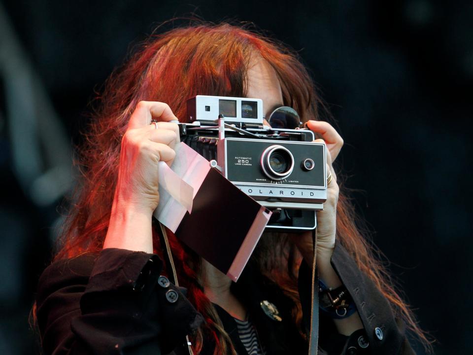 Patti Smith Polaroid