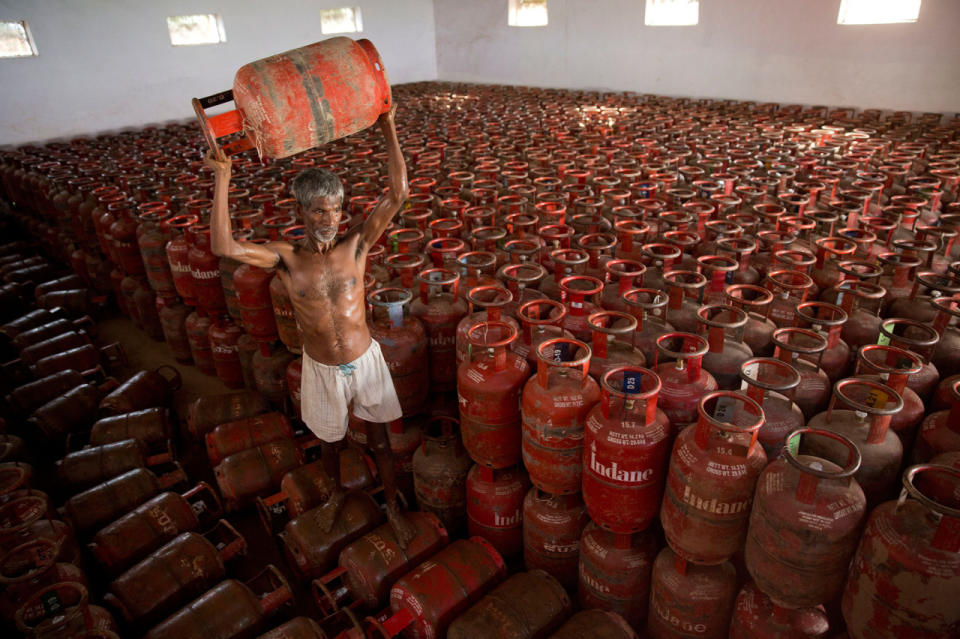 Cooking gas in India