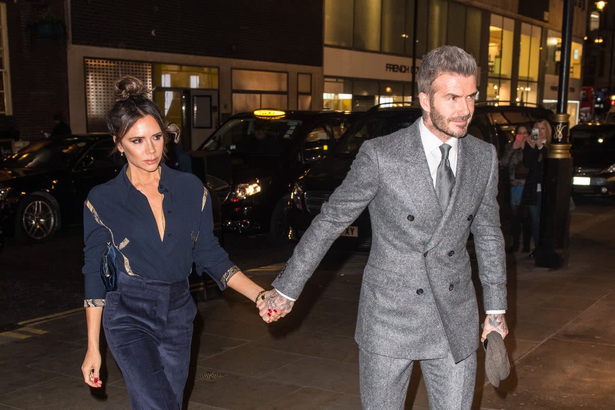 Victoria and David Beckham (Dominic Lipinski/PA) (PA Archive)