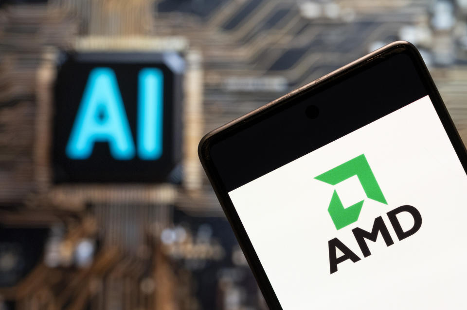 AMD盤後重挫，拖累台股AI概念股表現。圖/Getty Images。