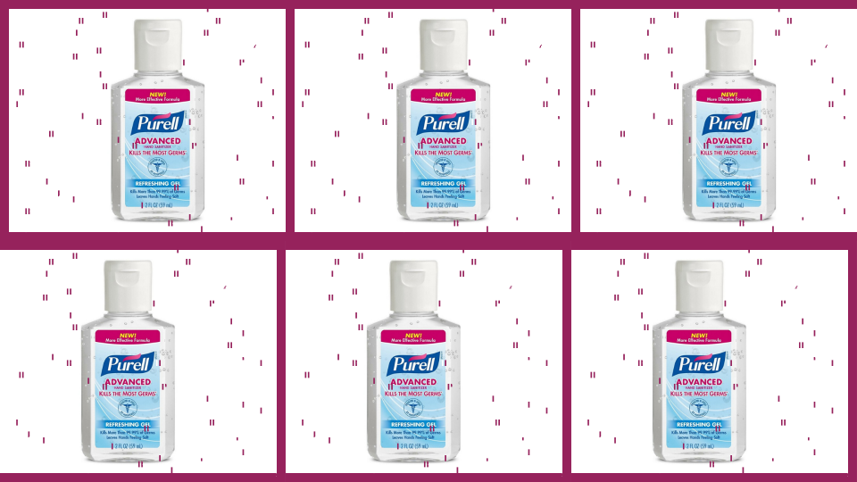 Purell Advanced Hand Sanitizer Refreshing Gel two-oz., six-pack (Photo: Amazon)