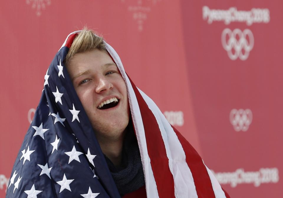 Kyle Mack won a silver medal in the men’s big air event. (REUTERS)