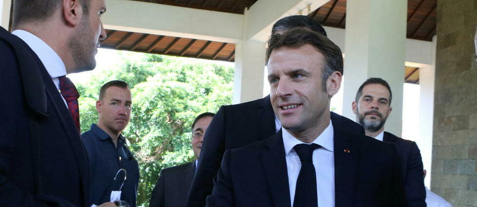 Emmanuel Macron va participer au sommet du Forum de coopération économique Asie-Pacifique.   - Credit:FIRDIA LISNAWATI / POOL / AP POOL / EPA