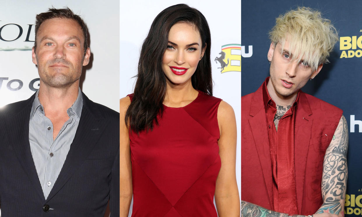 A new report claims Brian Austin Green is annoyed over ex Megan Fox and Machine Gun Kelly's relationship. (Photo: Getty Images)