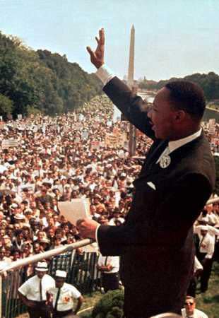 In August 1963, thousands gathered for the March on Washington where King gave his famous 