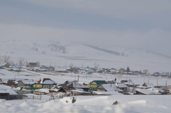 One of the villages in the wider area around Chelyabinsk visited during the field survey. Image released Nov. 6, 2013.