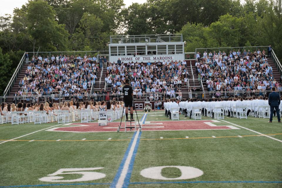 Ridgewood High School's Stadium Field is also the site of its June graduation ceremonies