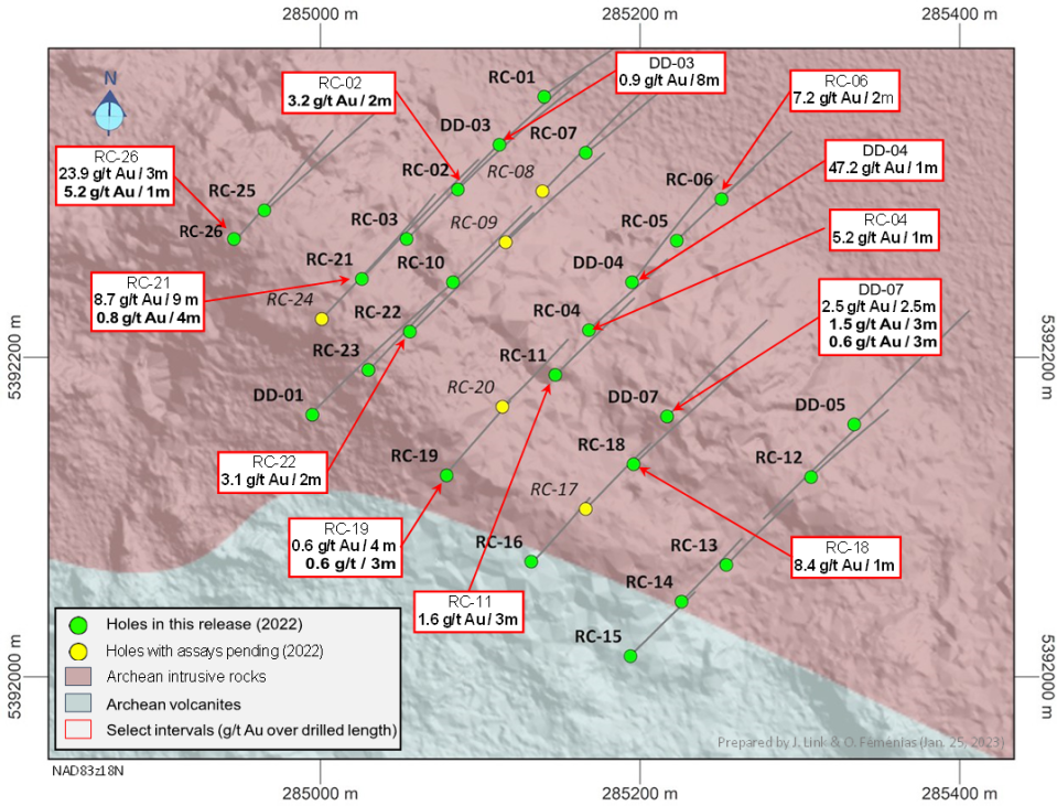 Fontana area Phase 1 results