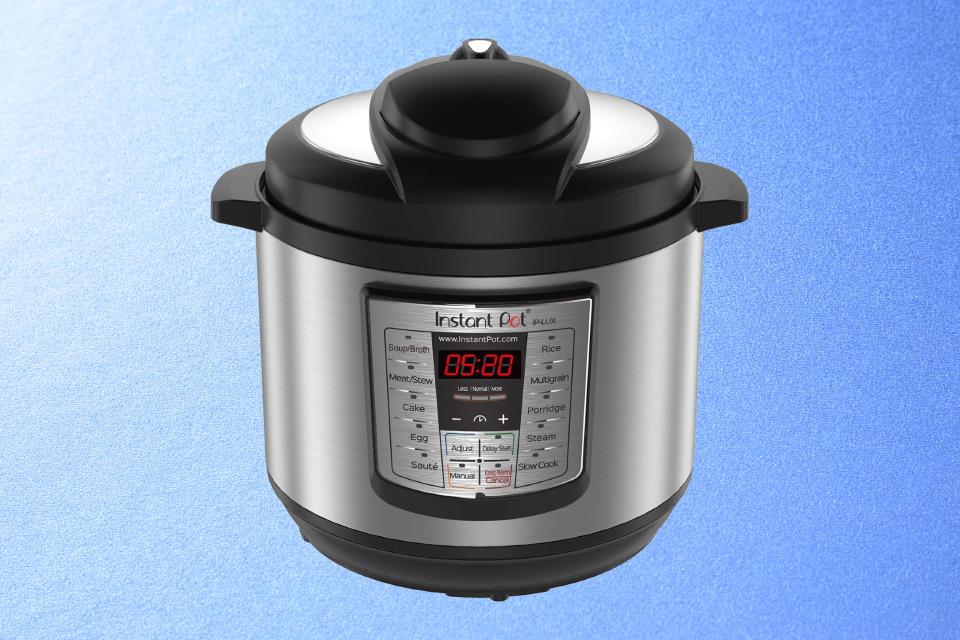 Instant Pot LUX80 8 Qt 6-in-1 Multi- Use Programmable Pressure Cooker. (Photo: Amazon)