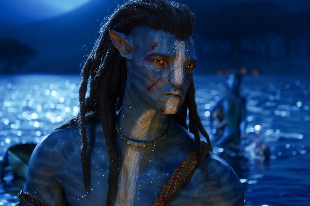 Jake Sully in 20th Century Studios' AVATAR: THE WAY OF WATER.