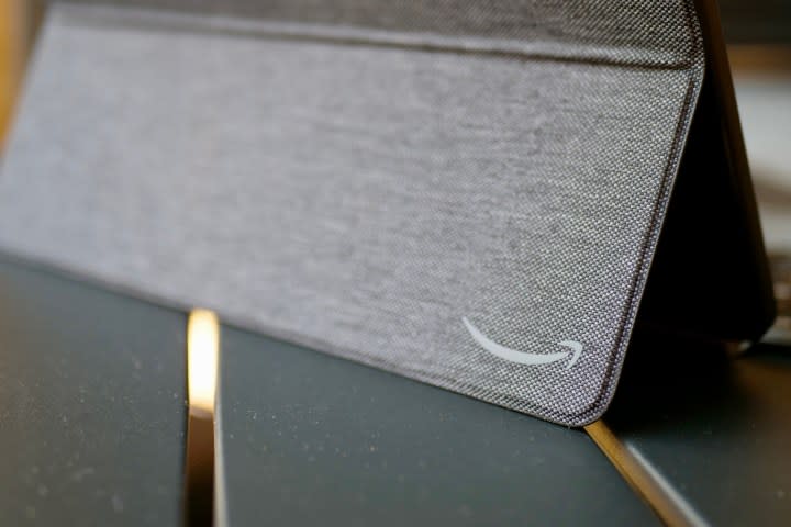 The Amazon Kindle Fire Max 11's kickstand.