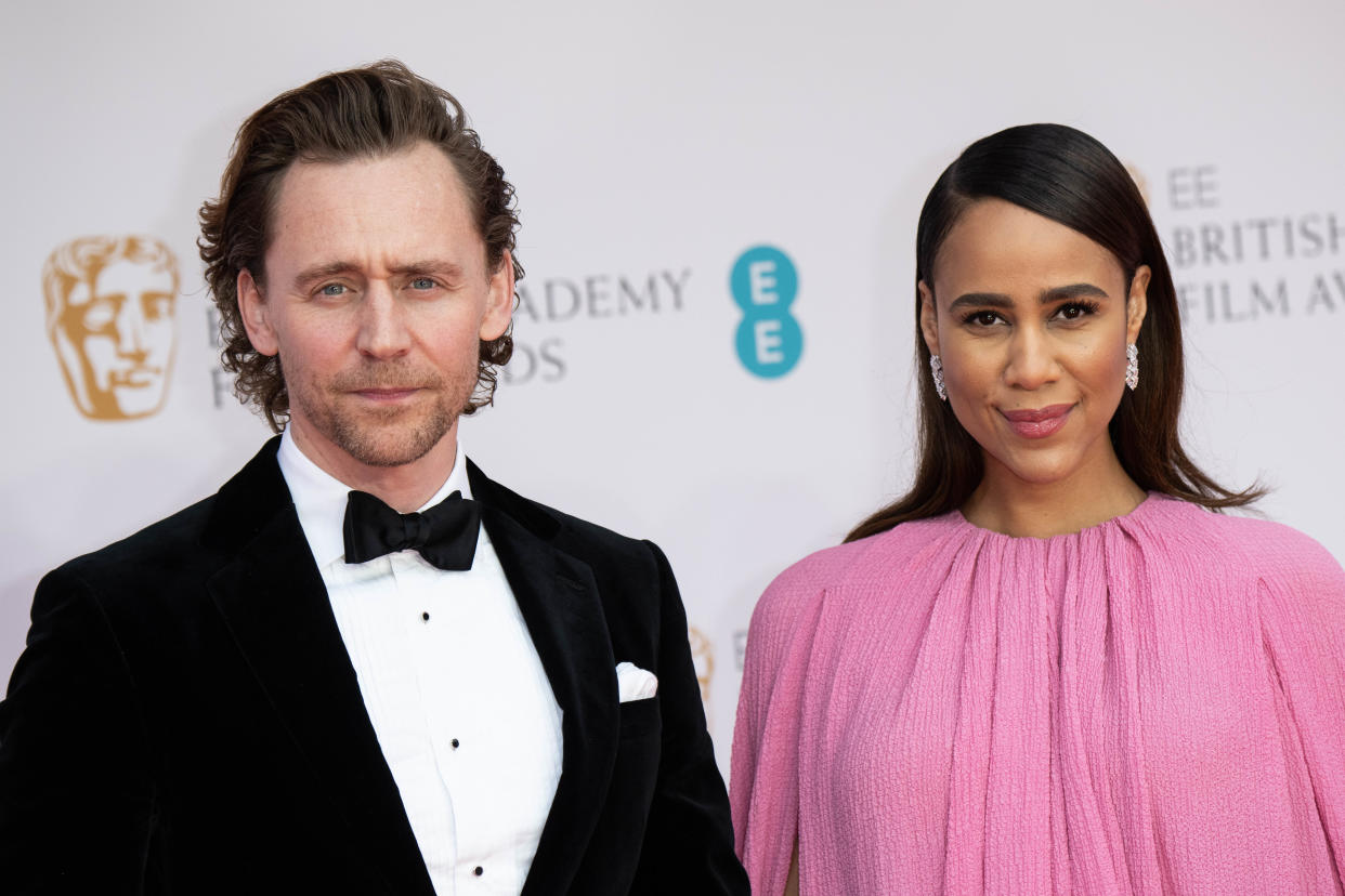 Tom Hiddleston y Zawe Ashton. (Photo by Jeff Spicer/Getty Images)