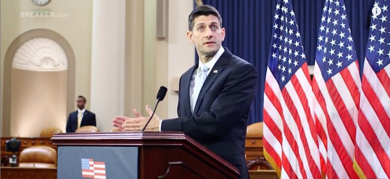 美國眾議院議長萊恩（Paul Ryan）。（取自Speak man）