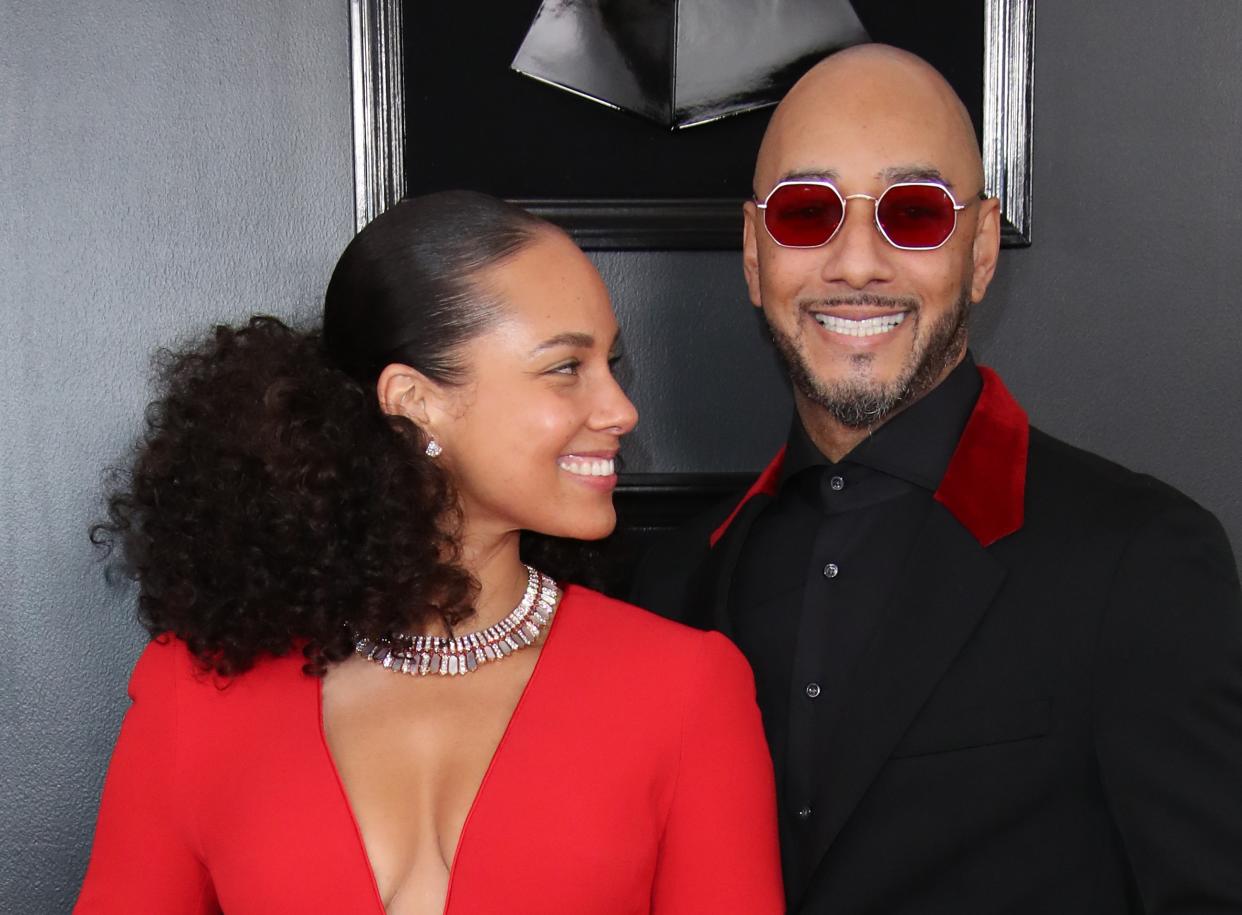 Swizz Beats sent his wife of nine years, Alicia Keys, some Instagram birthday love. (Photo: Dan MacMedan/Getty Images)