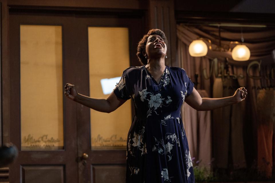 Fantasia Barrino as Celie in "The Color Purple," a musical reimagining of the Steven Spielberg film and Alice Walker novel.