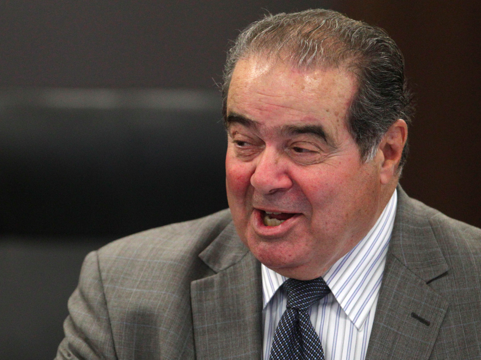 Supreme Court Justice Antonin Scalia