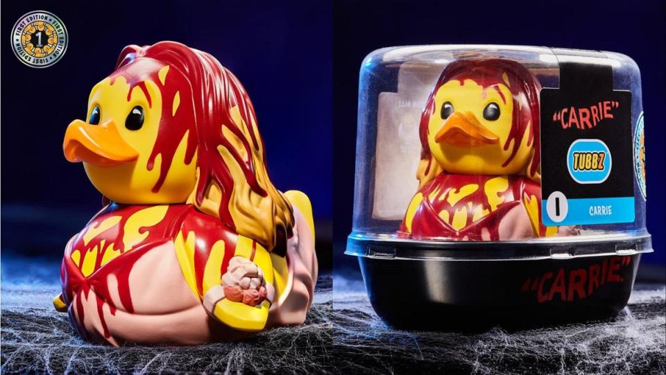 Stephen King's Carrie is the latest horror-themed TUBBZ rubber duckie.