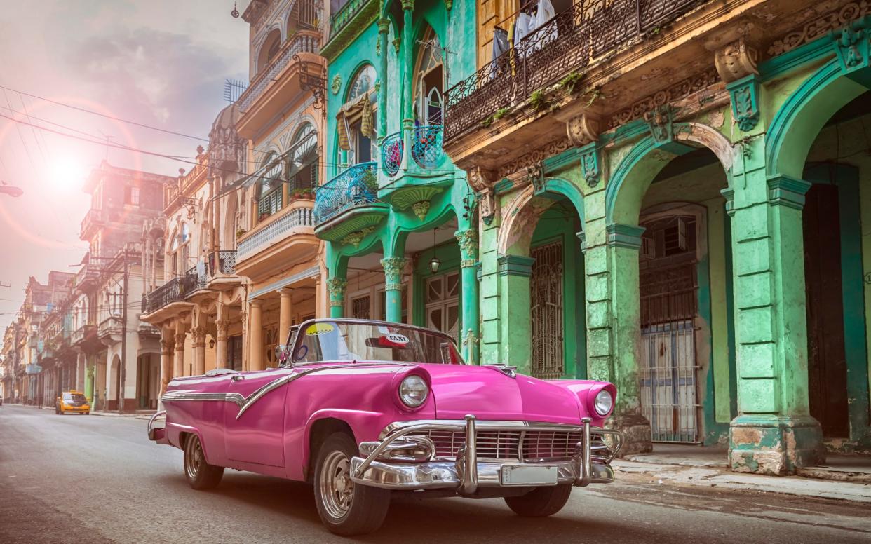 The colour-drenched streets of Havana - This content is subject to copyright.
