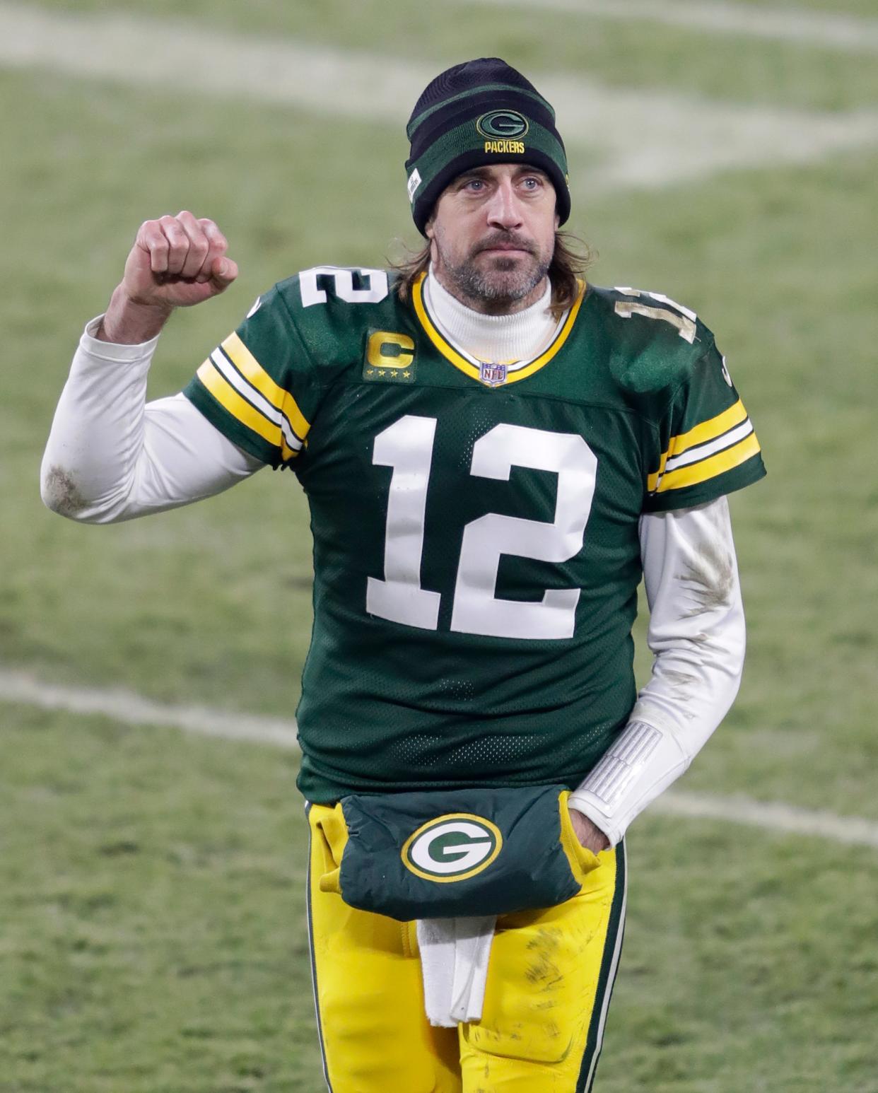 When he's not wearing his turtleneck in cold-weather games, Green Bay Packers quarterback Aaron Rodgers will be flashing a new tattoo on his forearm.