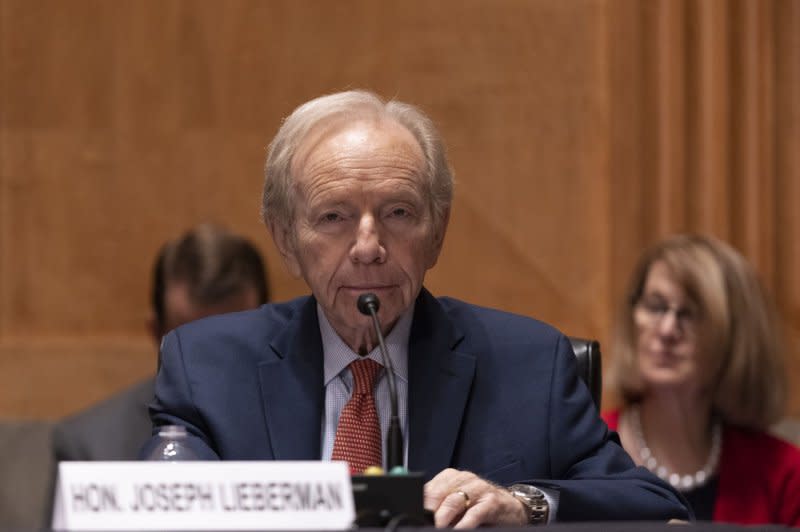 Friends and family gathered to remember former Connecticut Senator Joe Lieberman Friday, during the funeral for the one-time Democratic vice presidential candidate. File Photo by Tasos Katopodis/UPI