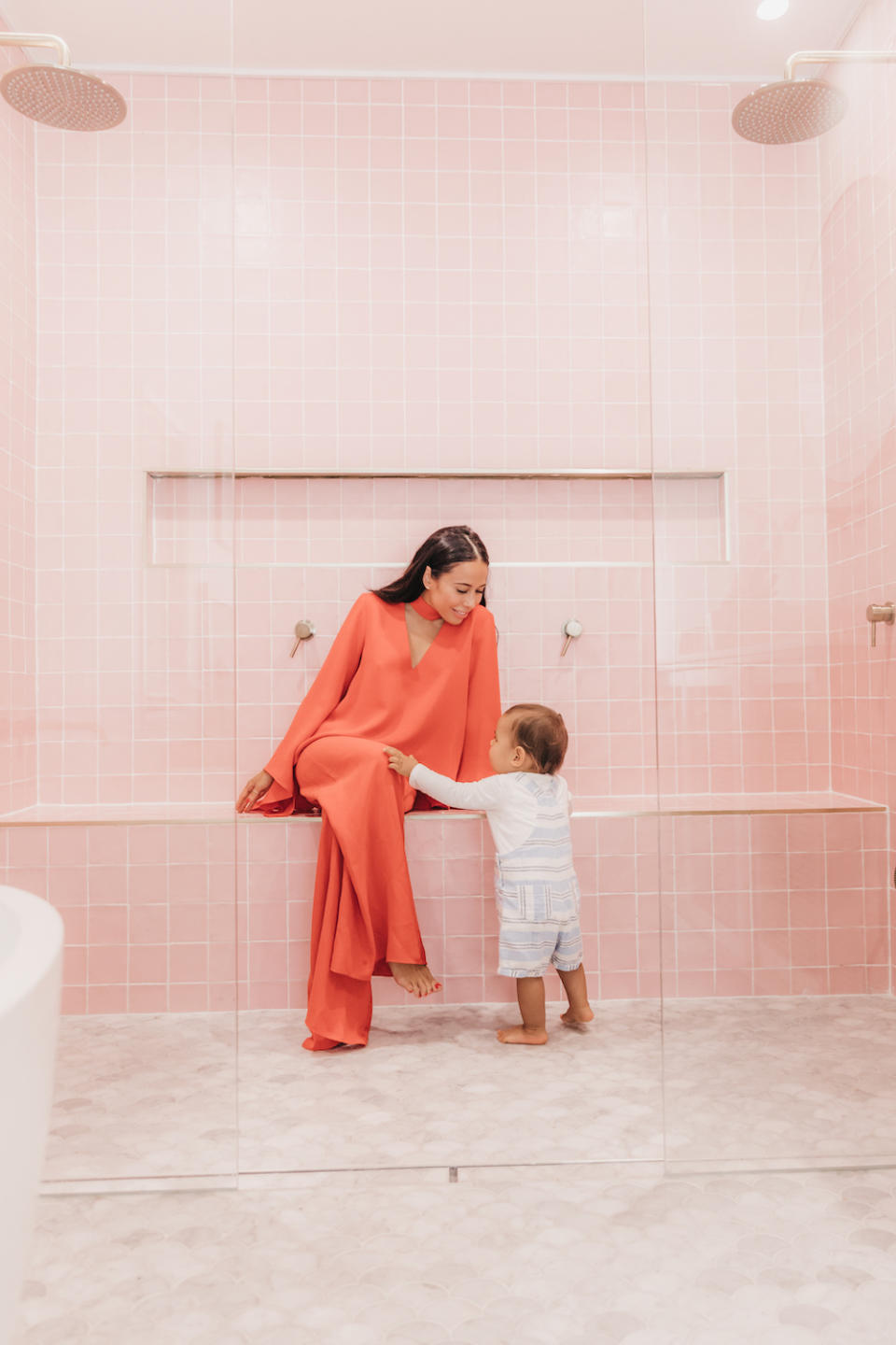 Rebecca Klodinsky and her young son