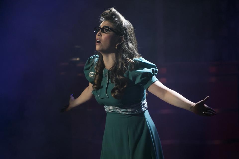 Gloria Aura en el musical 'Amor Eterno' en el Teatro San Rafael, México, 2017 (Photo by Luis Ortiz/Clasos/LatinContent via Getty Images)
