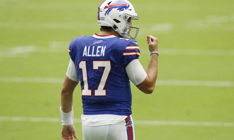 Buffalo Bills quarterback Josh Allen on Sunday.