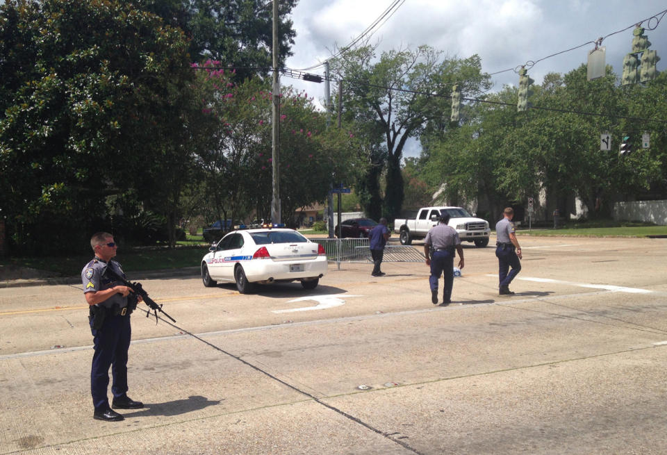 Several police officers shot in Baton Rouge