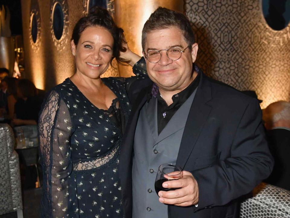 Jeff Kravitz/FilmMagic Meredith Salenger and Patton Oswalt at the Los Angeles premiere for the seventh season of HBO