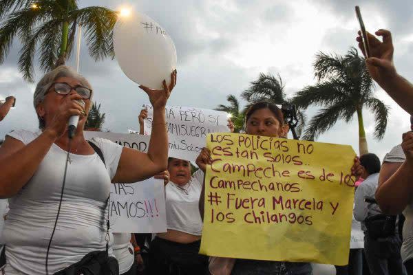 Protestas en Campeche