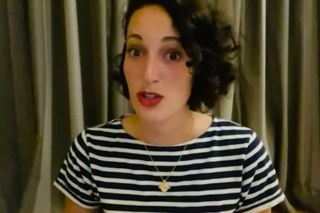 <p>Phoebe Waller-Bridge gave a reading of the song I Want A Hippopotamus for Christmas</p> (Handout)