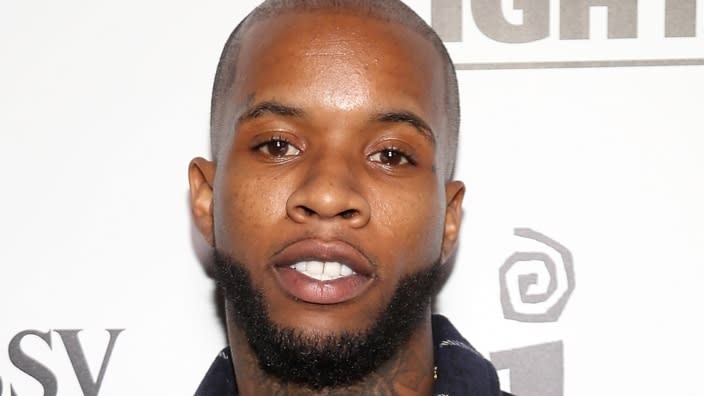 Tory Lanez no longer is following anyone on Instagram or Twitter, and although the rapper’s IG pictures are gone, his videos are still posted. (Photo: Cassidy Sparrow/Getty Images for Interscope Records)