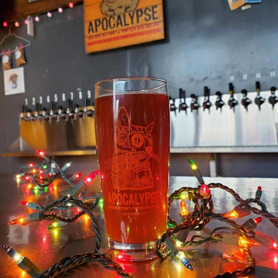 Louisville's Apocalypse Brew Works has released 'Lou-Who Cider," 4.8% semi-sweet cider with cranberry, orange and fresh ginger.