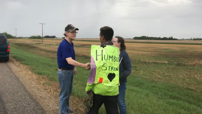 Humboldt opens its arms to Rance Cardinal, Broncos' hockey hero