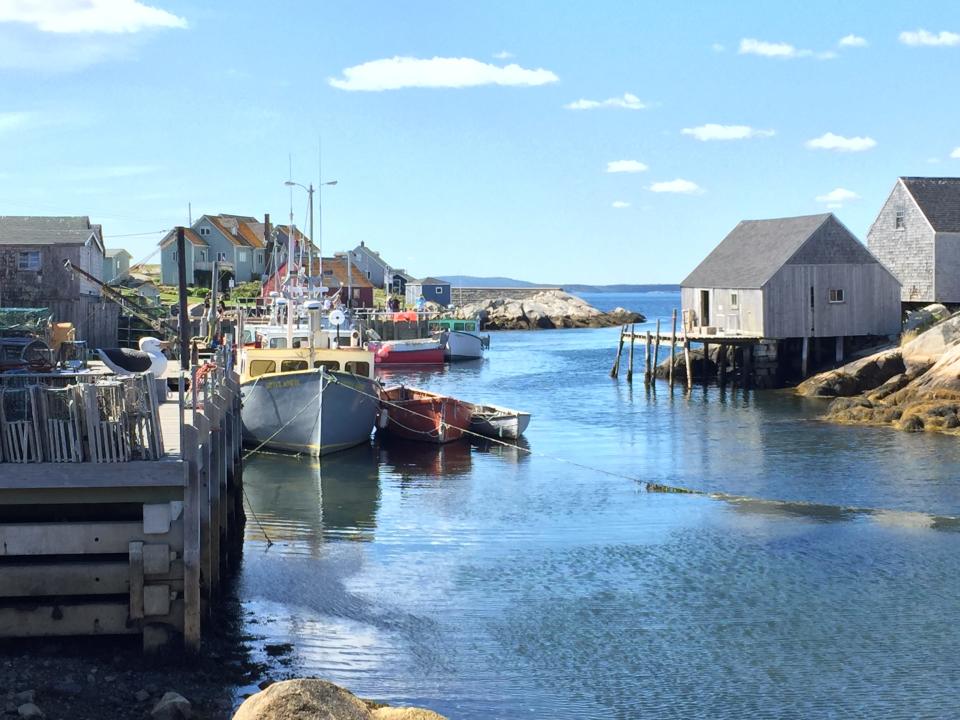 Peggy’s Cove, Nova Scotia, on our cross-Canada trip to Maritime Provinces.