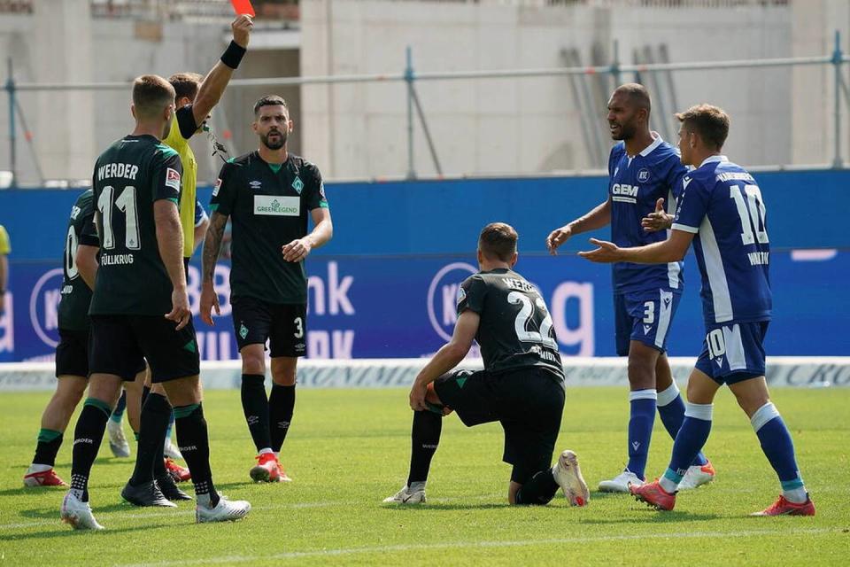 Werder verpasst Befreiungsschlag in Überzahl - Paderborn jubelt