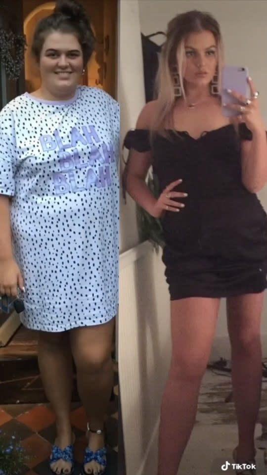 Liv Ralph posted her before/after pics on TikTok, which attracted over 6.5 million views.