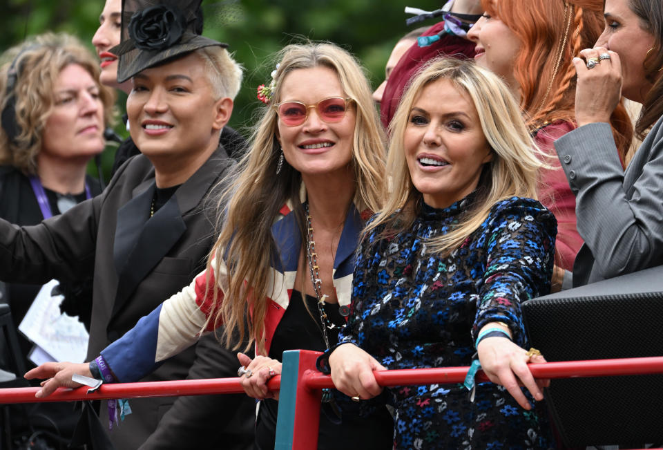 Patsy Kensit, pictured with Kate Moss during the Platinum Jubilee celebrations. (Getty Images)