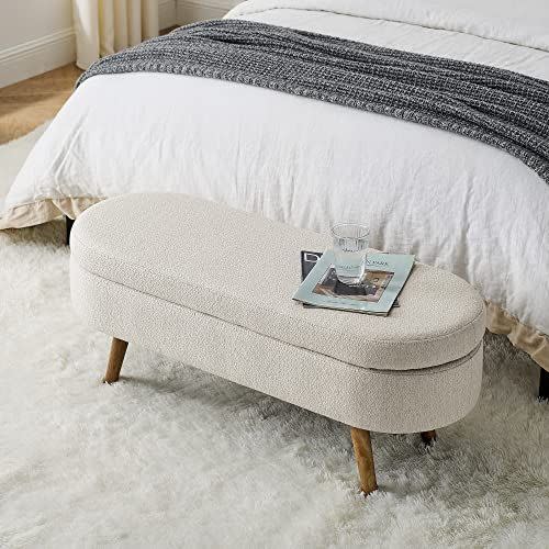 4) Oval Storage Bench