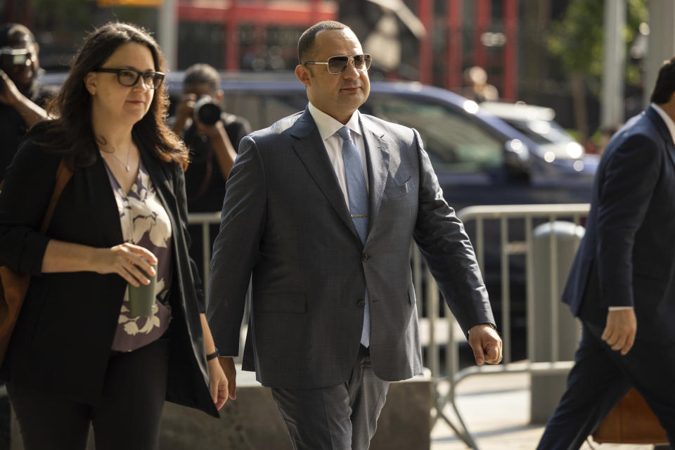 Wael Hana arrives at federal court, Tuesday, July 9, 2024, in New York. (AP Photo/Yuki Iwamura)